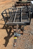 4X8 Trailer with Rails