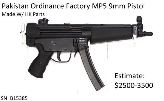Pakistan Ordinance Factory MP5 9mm Pistol