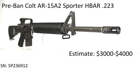 Pre-Ban Colt AR-15A2 Sporter HBAR .223/5.56 NATO