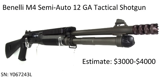 Benelli M4 Semi-Auto 12 GA Tactical Shotgun