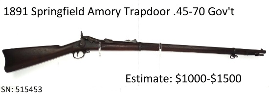 1891 Springfield Trapdoor .45-70 Gov't