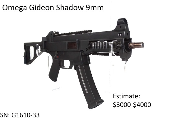 Omega Gideon Shadow 9mm Pistol