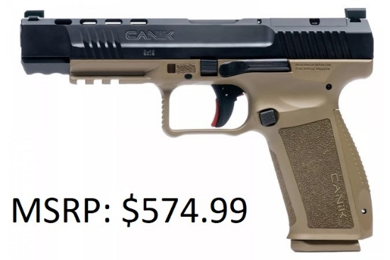 Canik METE SFX 9mm Optic Ready Pistol FDE Grip