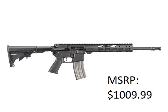Ruger AR-556 300 AAC Black Out Semi-Auto Rifle