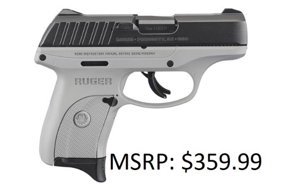 Ruger EC9S BLK/Grey 9mm Pistol