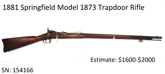 1881 Springfield Model 1873 Trapdoor
