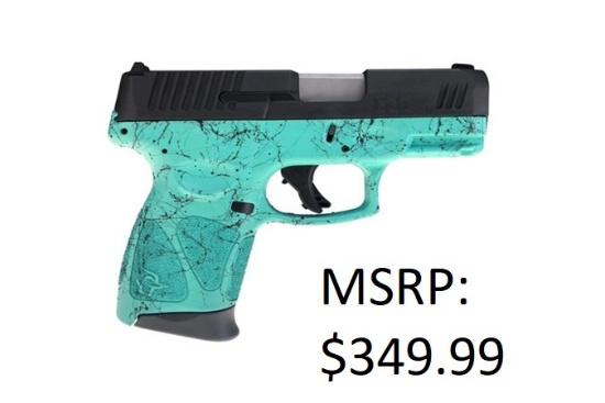 Taurus G3c 9mm Cyan SPL/BLK Pistol