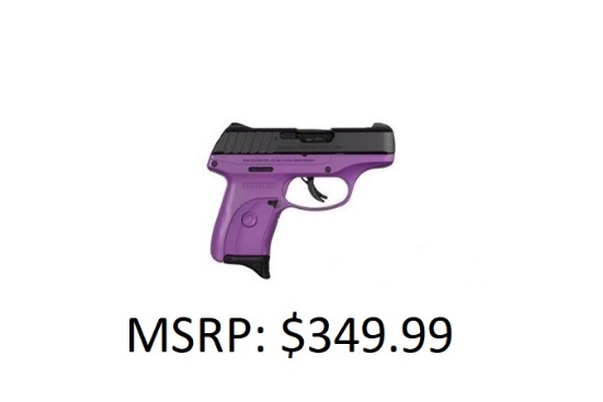 Ruger EC9S BLK/Purple 9mm Pistol