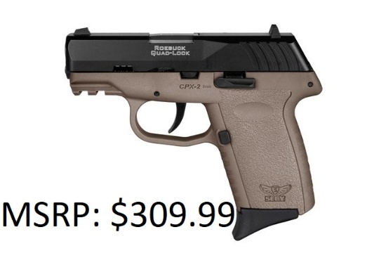SCCY Industries CPX-2 Gen 3 9mm Pistol