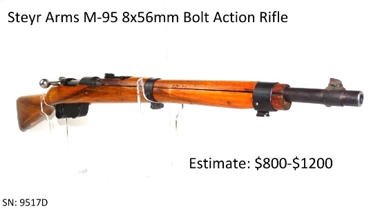 Steyr Arms M-95 8x56mm Bolt Action Rifle