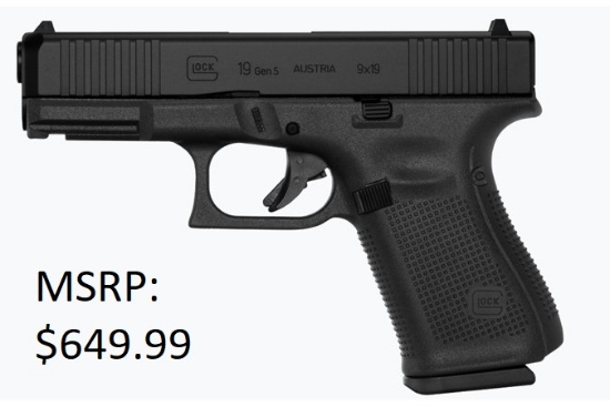 Glock G19 Gen 5 9mm Handgun
