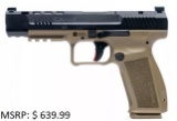 Canik METE SFX 9mm FDE Grip Black Pistol