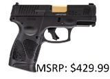 Taurus G3C Black/Gold 9mm Pistol
