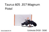 Taurus 605 .357 Magnum Pistol