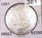 1881 Morgan Silver Dollar PR62