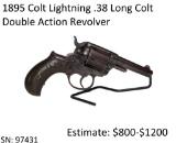 1895 Colt Lightning .38 Long Colt DA Revolver