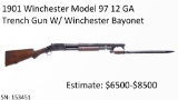 1901 Winchester Model 97 12 GA Trench Gun W/ Bayo