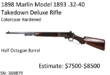 1898 Marlin Model 1893 Takedown Deluxe Rifle