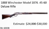 1888 Winchester Model 1876 .45-60 Deluxe Rifle