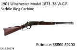 1901 Winchester Model 1873 Saddle Ring Carbine