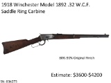 1918 Winchester Model 1892 Saddle Ring Carbine