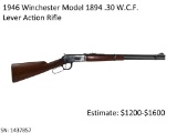 1946 Winchester Model 1894 .30 WCF Rifle