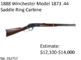 1888 Winchester Model 1873 .44 Saddle Ring Carbine
