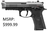 Beretta 92XI 9mm Semi-Auto Stainless Handgun