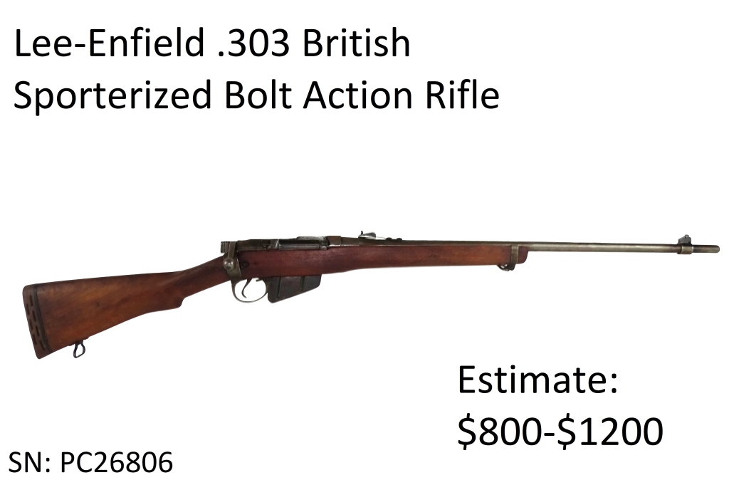 Diecast Wooden S.M.L.E 303 Lee Enfield Rifle (Brown) DID Corp