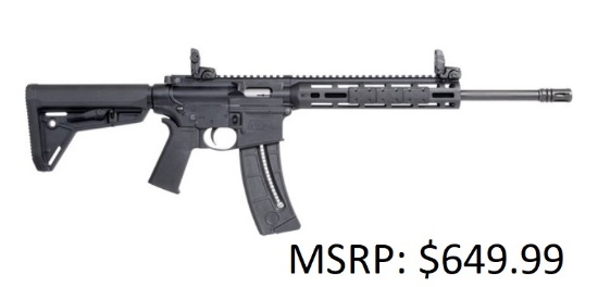 Smith And Wesson M&P15-22 Sport MOE SL 22 LR Black