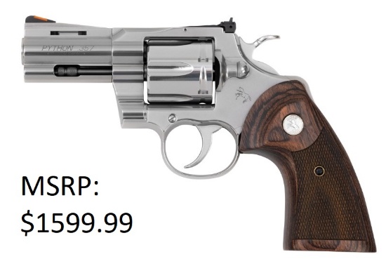 Colt Python .357 | 38 SPL 3" Barrel Revolver