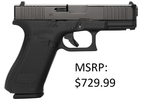 Glock G45 Gen 5 9mm Semi-Auto Pistol