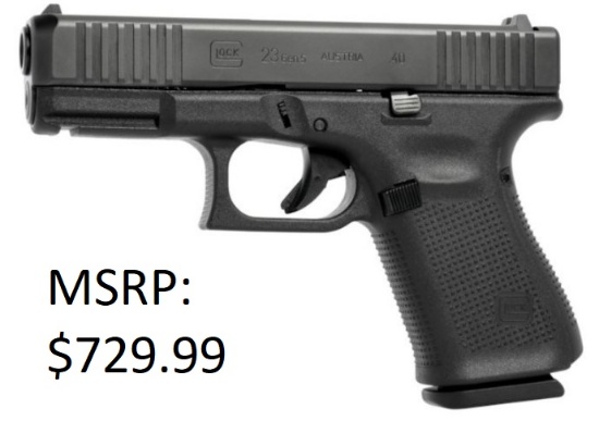 Glock G23 Gen 5 .40 S&W Semi-Auto Pistol