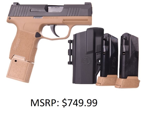 Sig Sauer P365 FDE Tac-Pac 9mm Pistol