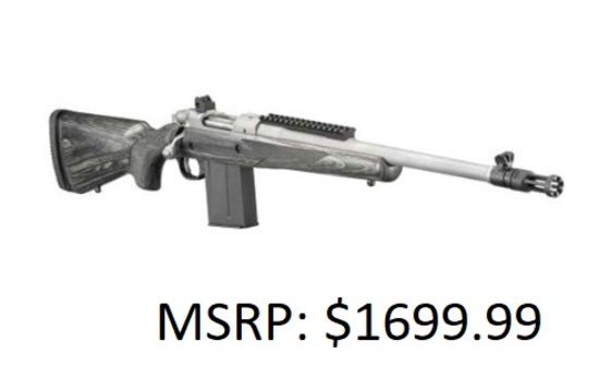 Ruger Gunsite Scout .308 Stainless Bolt Action Rif