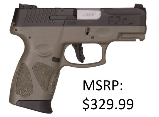 Taurus G2C OD Green 9mm Pistol