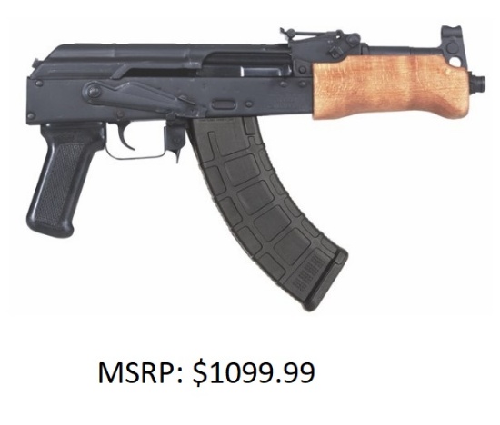 Century Arms Mini Draco 7.62x39mm Pistol