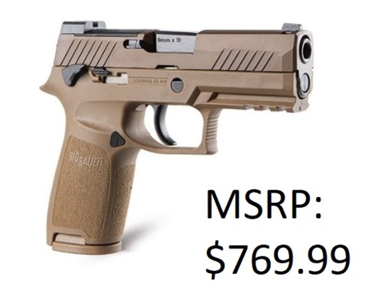 Sig Sauer P320 M18 Carry 9mm Semi-Auto Pistol
