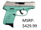 Ruger EC9S 9mm Semi-Auto Turquoise Pistol