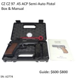 CZ CZ 97 .45 ACP Semi-Auto Pistol