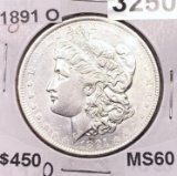 1891-O Morgan Silver Dollar MS60