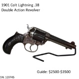 1901 Colt Lightning .38 Double Action Revolver