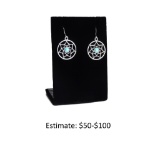 Turquoise Opal Native American Style Earrings