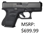 Glock G26 Gen 5 9mm Pistol