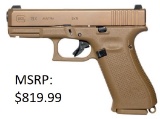 Glock G19X Gen 5 9mm FDE Pistol