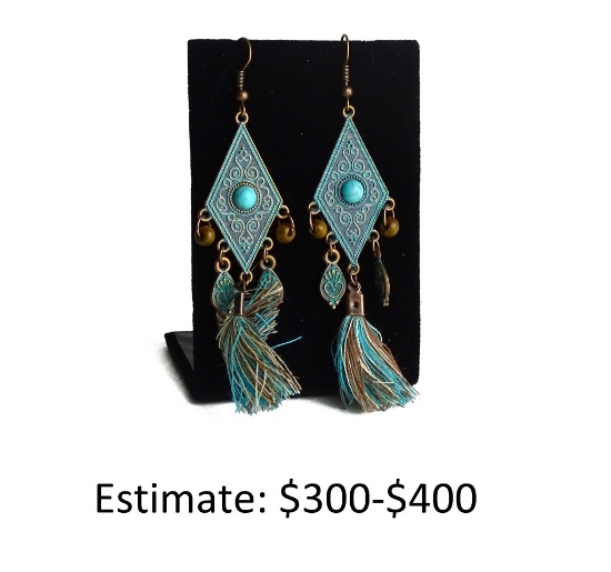 Native American Style Turqoise Earrings