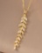 Sterling Silver Womens Gold Plated Necklace