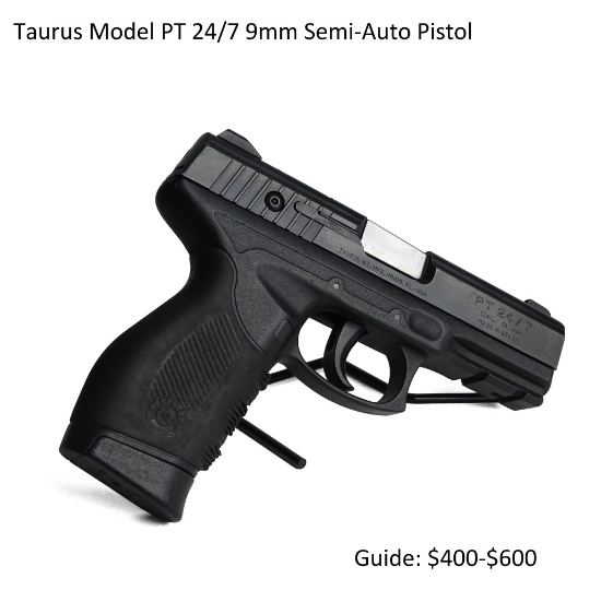 Taurus Model PT 24/7 9mm Semi-Auto Pistol