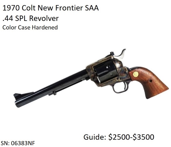 1970 Colt New Frontier SAA .44 SPL Revolver