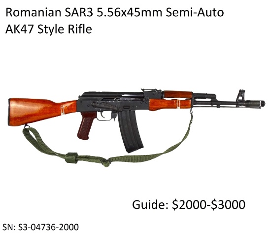 Romanian SAR3 5.56x45mm Semi-Auto Rifle